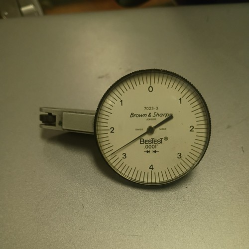 Brown sharpe bestest - &, dial